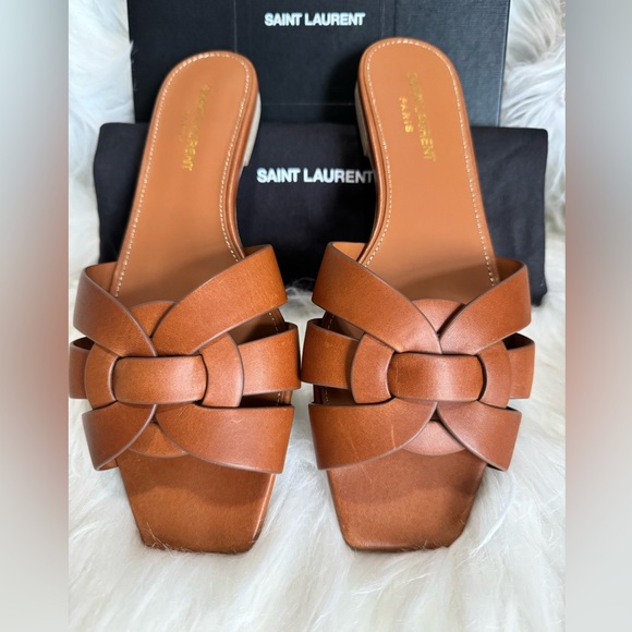 Saint Laurent Tribute Mules - Picture 1 of 6